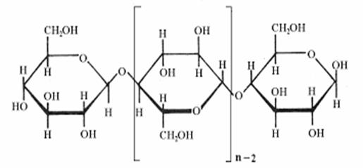 Sl. 4. Struktura molekule celuloze
